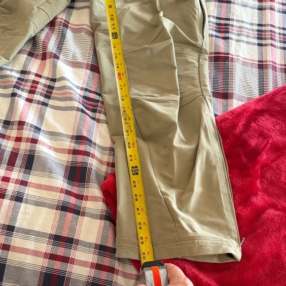 Mountain Hardwear Tan Pants with Black Belt - Picture 2 of 6